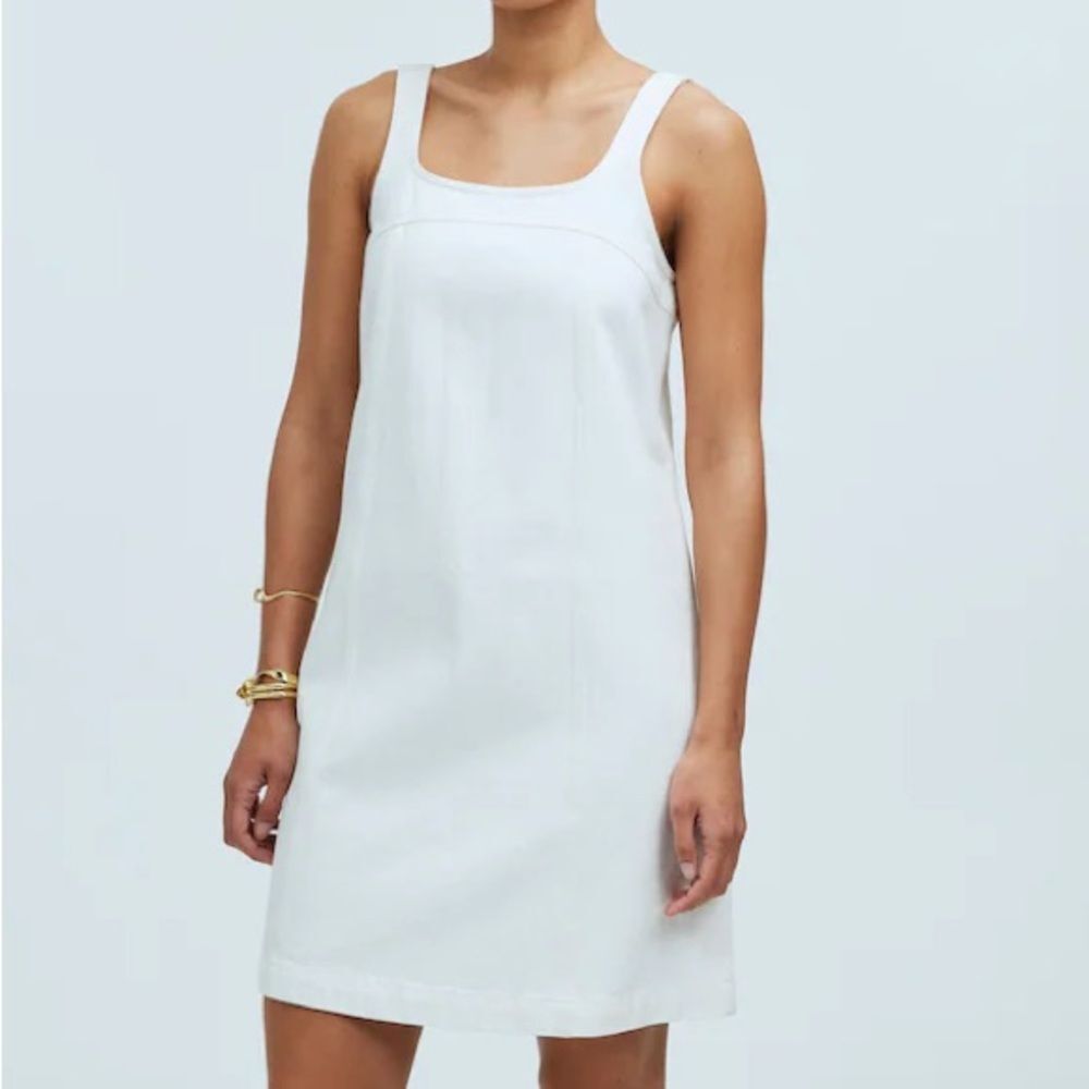 Madewell Denim A-Line Sleeveless Mini Dress Size 12